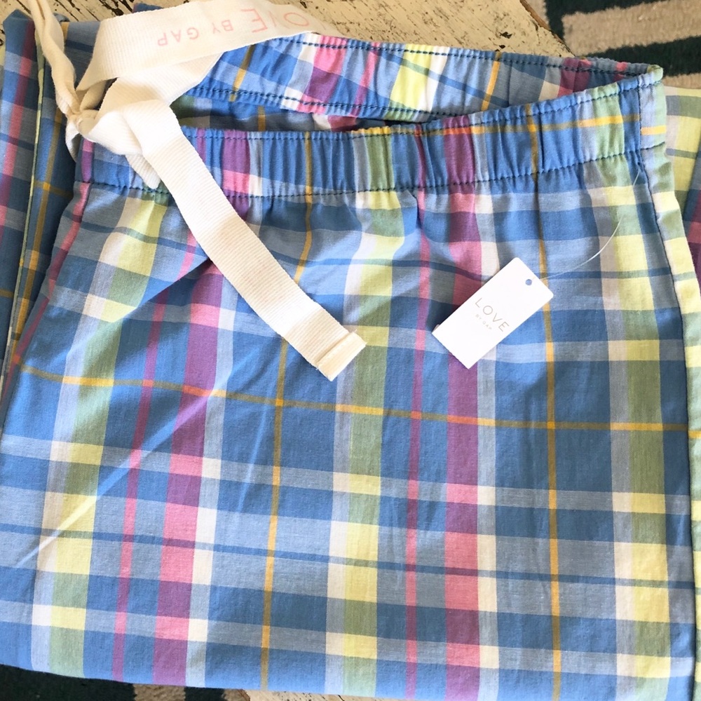 Gap Women’s Love Plaid Pajama Pants L
